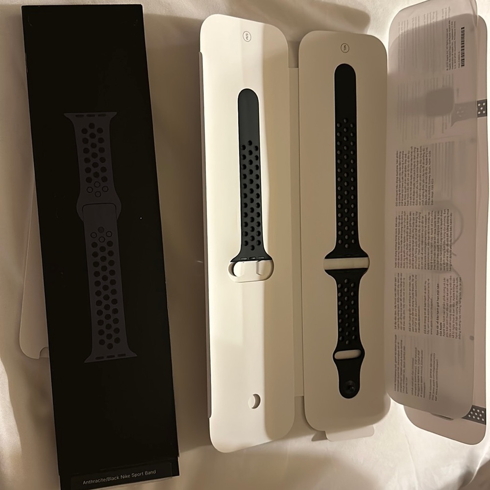 Nike Sport Band for Apple Watch 45mm - Black